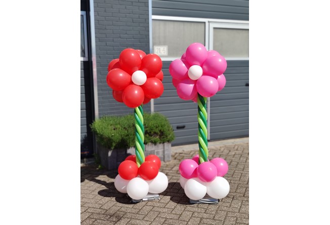 Ballon pilaar bloem